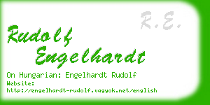 rudolf engelhardt business card